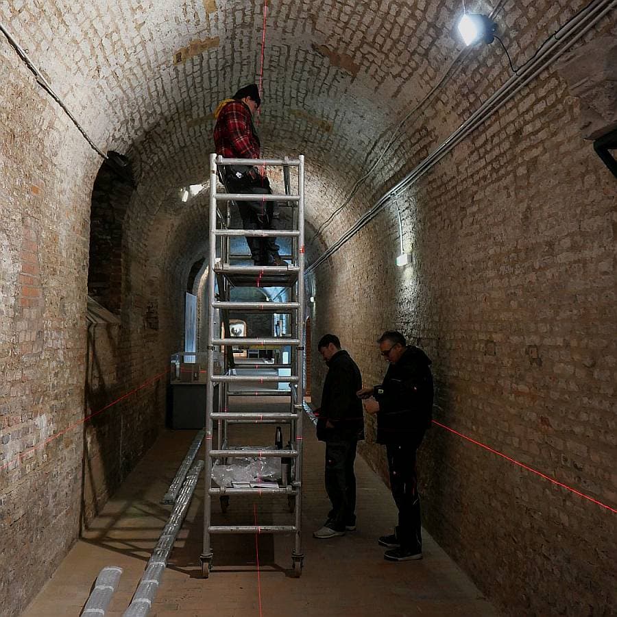 Neue Beleuchtung für den Schlosskelelr
