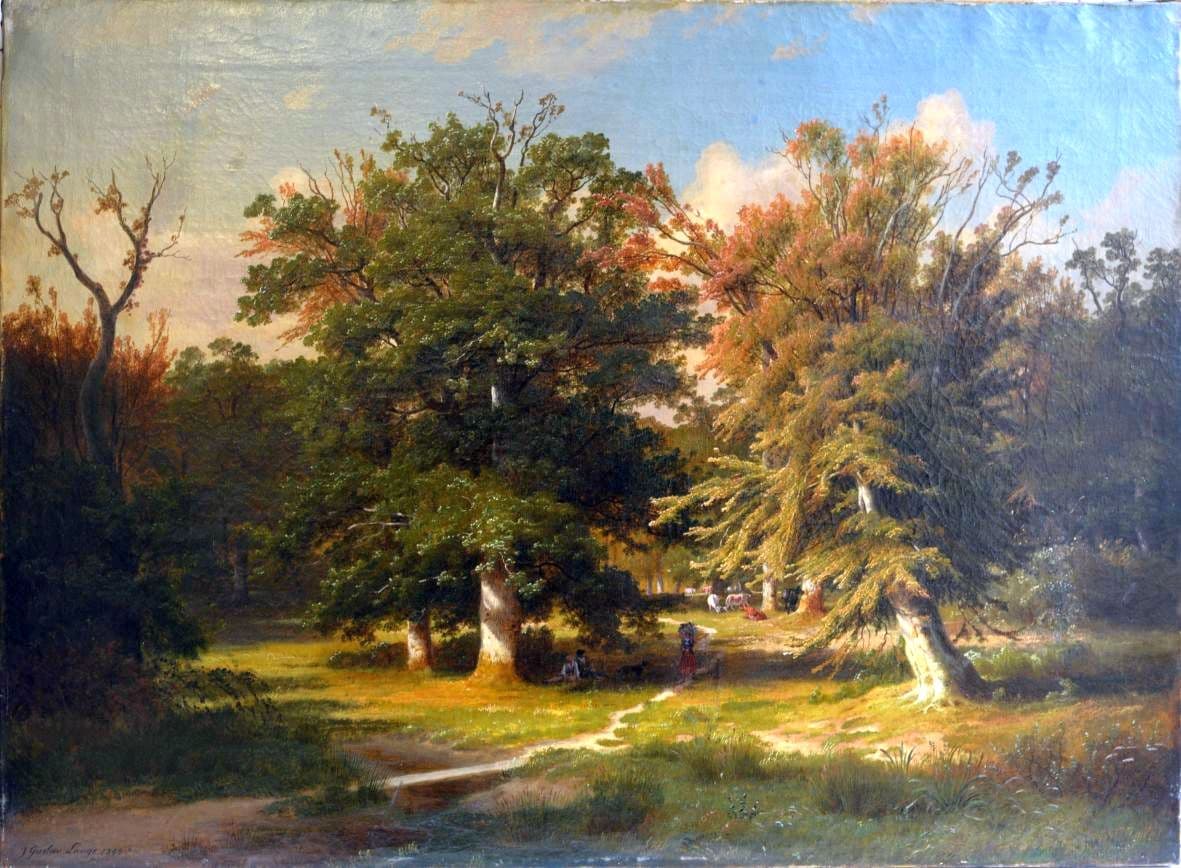 Museum Zitadelle Jülich - J.G. Lange - Waldeingang Inv.-Nr. 2018-0258